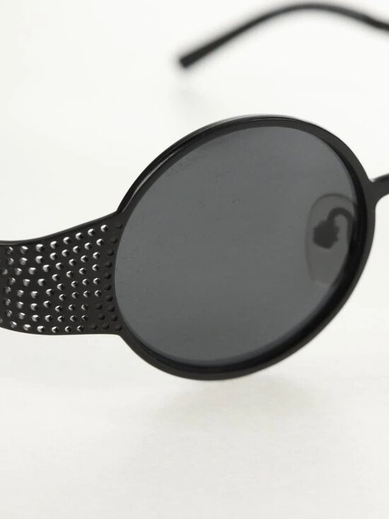 PRADA Sunglasses metal Black SPR511 Auth main image 15
